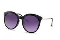 CWI zonnebril dames cat. 3 zwart/goud vlinder
