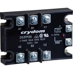 Crydom Halfgeleiderrelais D53TP50D-10 50 A Schakelspanning (max.): 530 V/AC Direct schakelend 1 stuk(s)