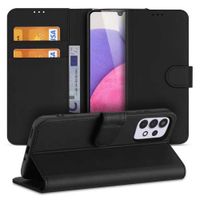 Telefoon Hoesje Galaxy A33 5G Book Case Zwart met Pasjeshouder - thumbnail