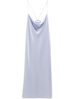 Filippa K robe en soie à design drapé - Bleu