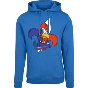 Rugby Vintage - Frankrijk 'Bored' Gallic Rooster Hoodie - Blauw