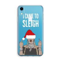 Came To Sleigh: iPhone XR Transparant Hoesje