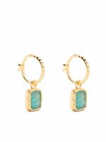 Missoma mini boucles d'oreilles ornées d'amazonite - thumbnail