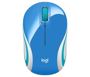 Logitech M187 Mini Blauw Draadloze Muis