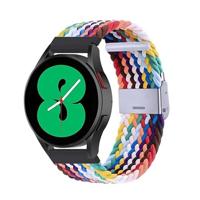 By Qubix - Braided nylon bandje - Multicolor - Compatible met Xiaomi Redmi Watch 5 Active/Redmi Watch 5 Lite - Compatible Xiaomi bandje