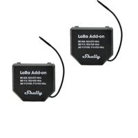 Shelly LoRa Add-On – x2 Eenheden, Uitbreidingsmodule voor Shelly Gen3- en Gen4-apparaten, Compatibel met LoRaWAN, Bereik tot 5 km, Eenvoudige Installatie, Voor Thuis- en Industriële Automatisering