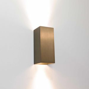 Artdelight Wandlamp Dante 2 lichts 15,5 x 6,5 cm licht brons