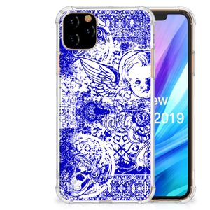 Extreme Case Apple iPhone 11 Pro Max Angel Skull Blauw