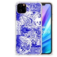 Extreme Case Apple iPhone 11 Pro Max Angel Skull Blauw - thumbnail