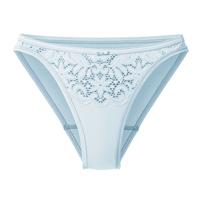 Tangaslip van bio-katoen met elastaan, waterblauw 42