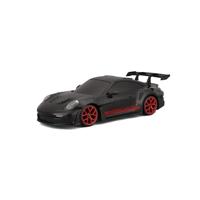 Maisto Tech R/C Porsche 911 GT3 RS: Op afstand bestuurde auto op schaal 1:24, 2,4 GHz, met pistoolgreepbediening, vanaf 5 jaar, 20 cm, zwart-rood (582344)