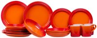 Le Creuset Serviesset - Oranjerood - 16-delig / 4 personen - thumbnail