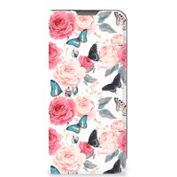 OPPO A77 5G | A57 5G Smart Cover Butterfly Roses - thumbnail