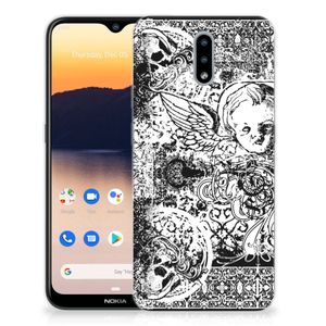 Silicone Back Case Nokia 2.3 Skulls Angel