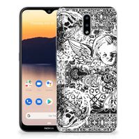 Silicone Back Case Nokia 2.3 Skulls Angel - thumbnail