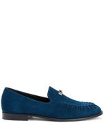 Giuseppe Zanotti mocassins Jareth en daim - Bleu