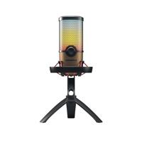 CHERRY UM 9.0 PRO RGB, USB-microfoon met RGB-verlichting, voor gaming, streaming, ASMR, 4 richtingskarakteristieken, shock mount, touch mute, compatibel met PC/Mac/PS4/PS5, zwart-koper