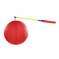 Sint Maarten lampionset rood 35 cm