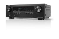 Denon AVR-S570BT (model 2022) 5.2-kanaals AV-ontvanger - 8K Ultra HD-audio en video, verbeterde game-ervaring, draadloos streamen via ingebouwde Bluetooth, (4) 8K HDMI-ingangen, ondersteunt eARC