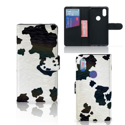 Xiaomi Mi Mix 2s Telefoonhoesje met Pasjes Koeienvlekken Xiaomi Mi Mix 2s Telefoonhoesje met Pasjes Koeienvlekken