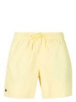 Lacoste short de bain à patch logo - Jaune