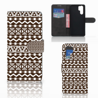 Huawei P30 Pro Telefoon Hoesje Aztec Brown