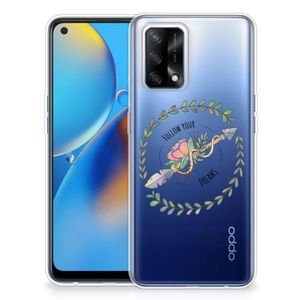 OPPO A74 4G Telefoonhoesje met Naam Boho Dreams