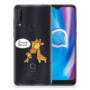 Alcatel 1S (2020) Telefoonhoesje met Naam Giraffe