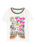 ZIMMERMANN Kids t-shirt à imprimé graphique - Blanc - thumbnail