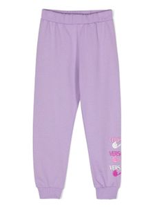 Versace Kids short de sport à imprimé Medusa Safety Pin - Violet