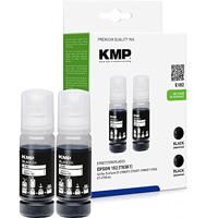 KMP Navulinkt vervangt Epson 102, 102 EcoTank, T03R1, C13T03R140 Compatibel 2-pack Zwart 1642,0001