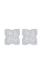 De Beers Jewellers boucles d'oreilles Enchanted Lotus en or blanc 18ct