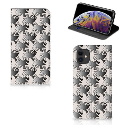 Apple iPhone 11 Hoesje maken Salamander Grey Apple iPhone 11 Hoesje maken Salamander Grey