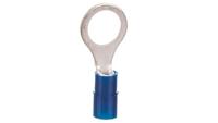 Lappkabel - oogje 1,5 mm2 2,5 mm2 m8 geïsoleerd blauw 63104200 100 st.