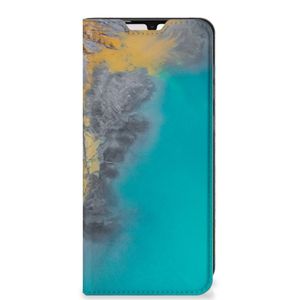 Samsung Galaxy A33 5G Standcase Marble Blue Gold