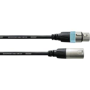 Cordial CCM2,5FM XLR Verbindingskabel [1x XLR-bus - 1x XLR-stekker] 2.50 m Zwart