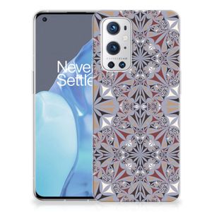 OnePlus 9 Pro TPU Siliconen Hoesje Flower Tiles