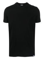 DSQUARED2 t-shirt en coton à patch logo - Noir - thumbnail