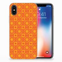 Apple iPhone X | Xs TPU bumper Batik Oranje