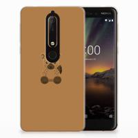 Nokia 6 (2018) Telefoonhoesje met Naam Baby Hyena