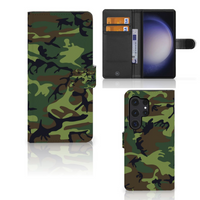 Samsung Galaxy S24 Ultra Telefoon Hoesje Army Dark