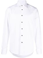 Brunello Cucinelli chemise en coton à manches longues - Blanc