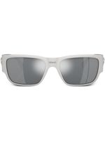 Versace Eyewear lunettes de soleil à monture rectangulaire - Argent