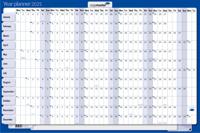 Legamaster jaarplanner 2025, ft 60 x 90 cm, gelamineerd karton, opgerold - thumbnail