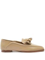 Alexandre Birman Clarita leather loafers - Tons neutres