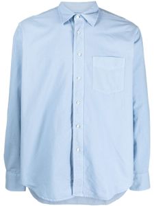 ASPESI chemise en coton à manches longues - Bleu