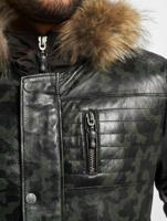 De Ferro / leren jas Pp Bix Fox in zwart