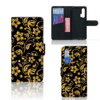 Honor 20 Pro Hoesje Gouden Bloemen