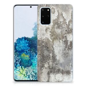 Samsung Galaxy S20 Plus TPU Siliconen Hoesje Beton Print