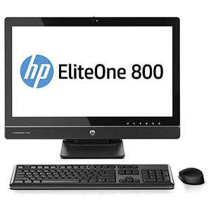 HP EliteOne 800 G1 58,4 cm (23") 1920 x 1080 Pixels Vierde generatie Intel® Core™ i5 4 GB DDR3-SDRAM 500 GB HDD Alles-in-één-pc Windows 7 Professional Zwart